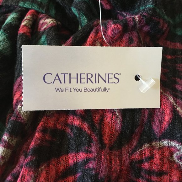 Catherines Tops - NWT - Comfy Soft Cowl Neck Swing Top 4x